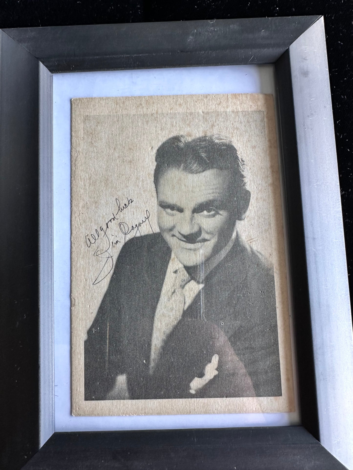 HOLLYWOOD PICTURES™: James Cagney Signed Framed Picture