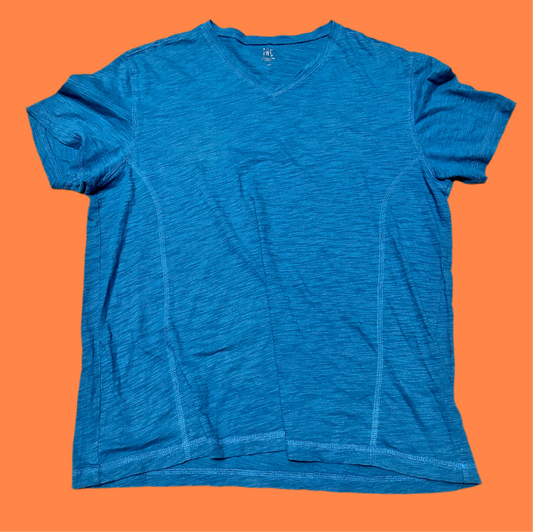 HOUSE: Dr Gregory House HERO INC. V-neck blue green Cotton T-Shirt (L)