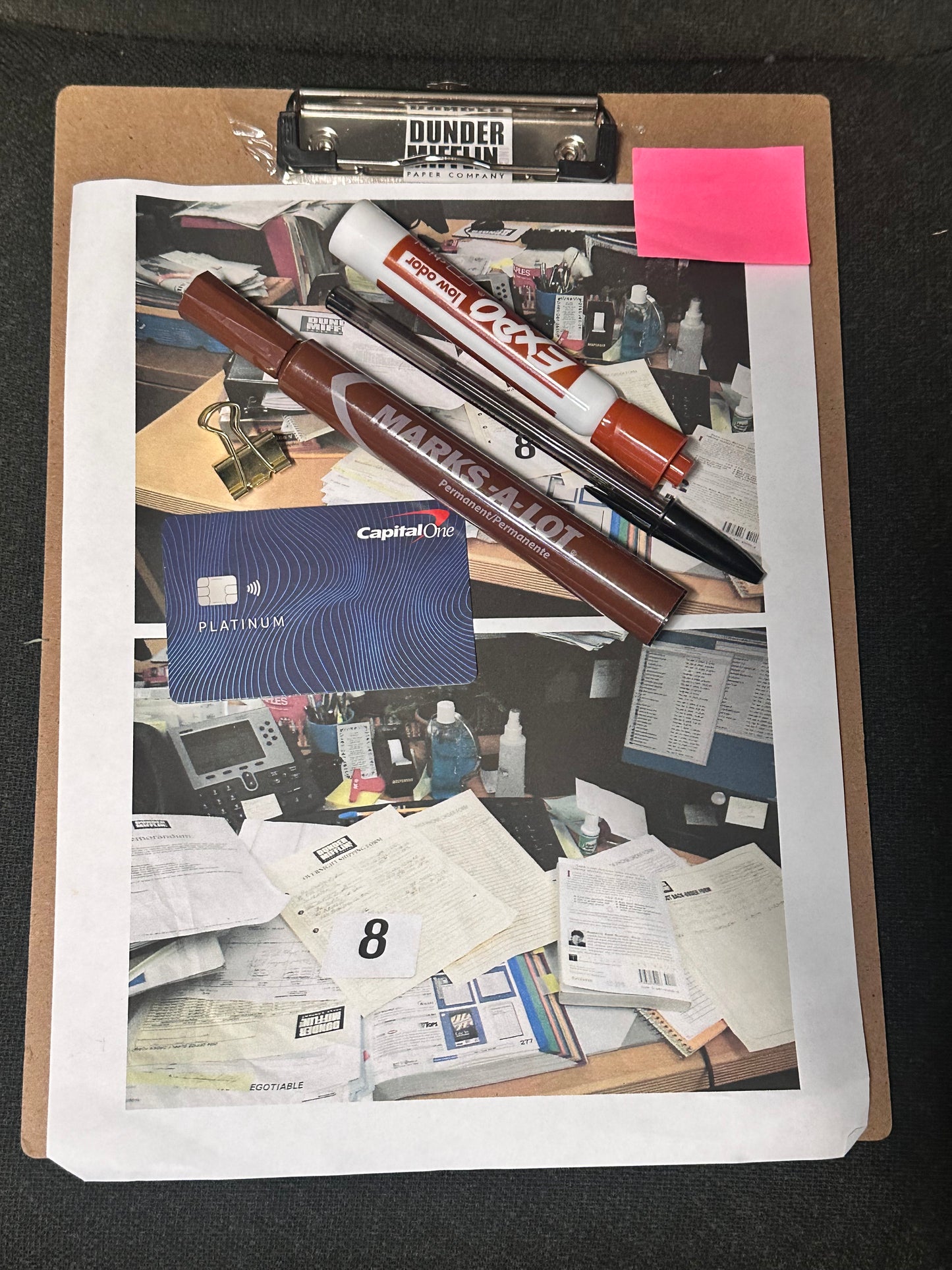 The Office: Angela's Exclusive Desktop Behind Scenes Pictures, Paperwork and Props