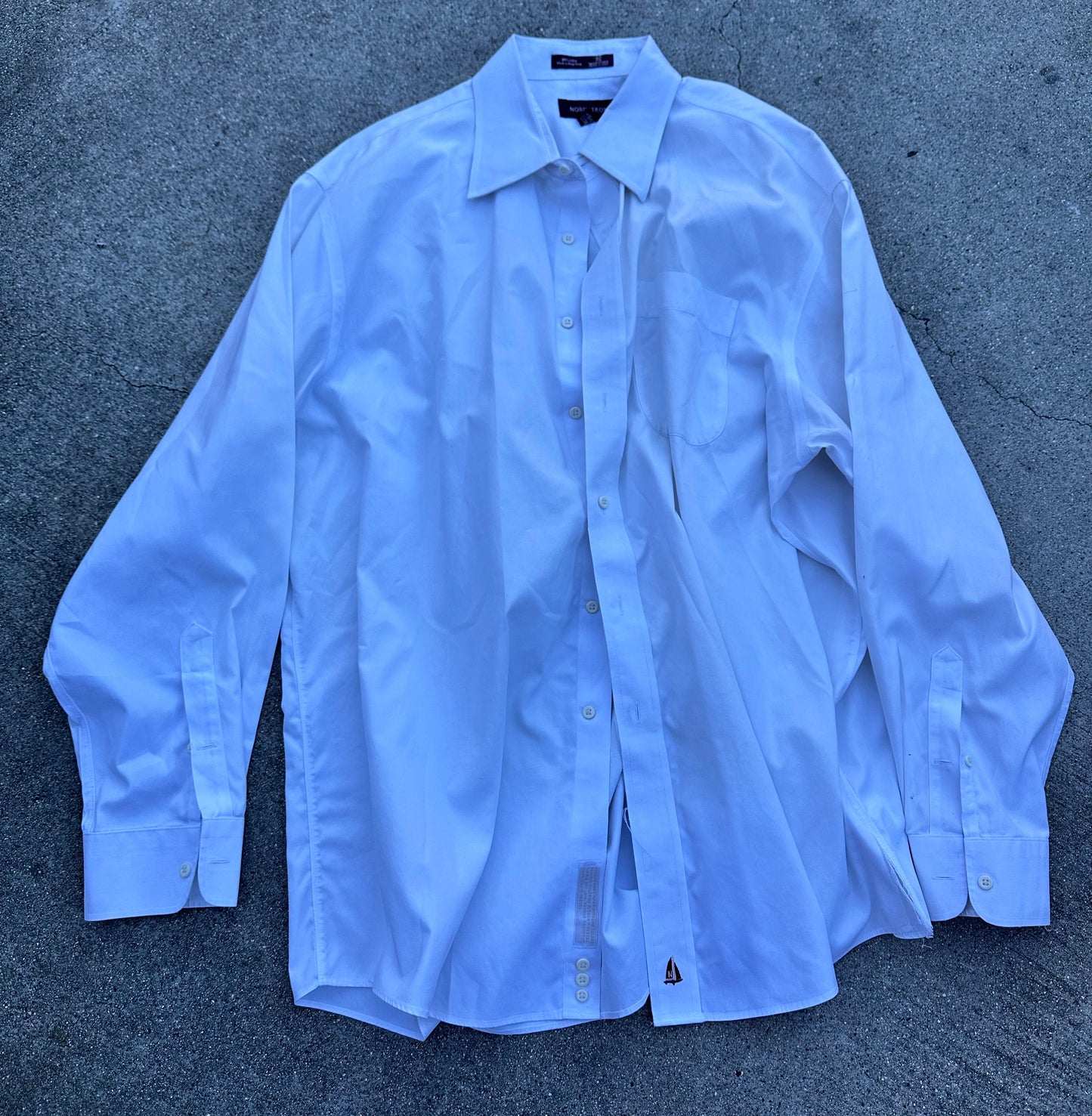 THE OFFICE: Jim's HERO Nordstrom White Button Up Shirt (L)