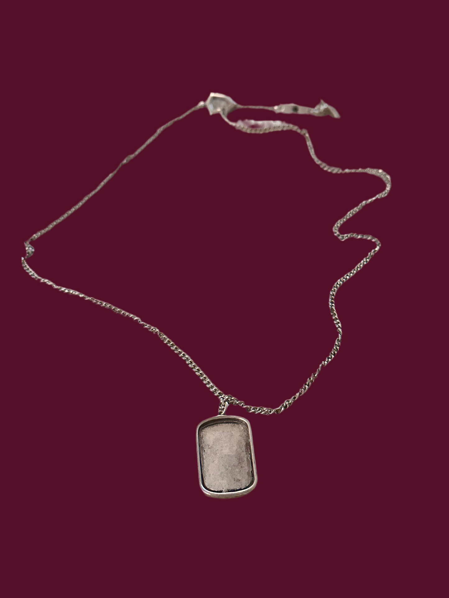 THE GENTLEMEN: Coach Silver Chain Necklace