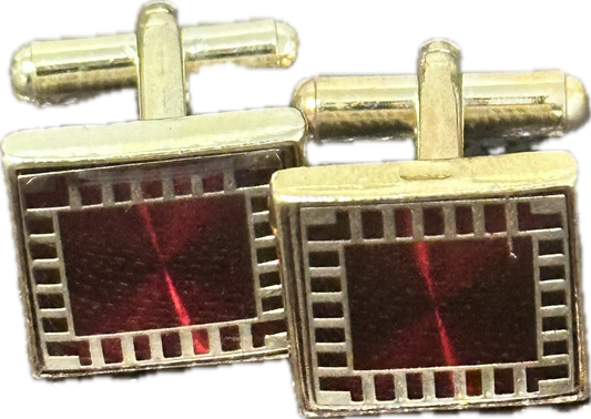 MAD MEN: Roger Sterling’s Mid-Century Cufflinks & Business Card