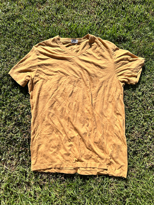 NEW GIRL: Winston's J Crew Yellow V-neck T-Shirt (L)