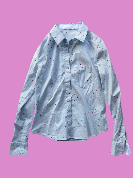 HOUSE: Dr Allison Cameron HERO Heart Print Button Shirt (2)