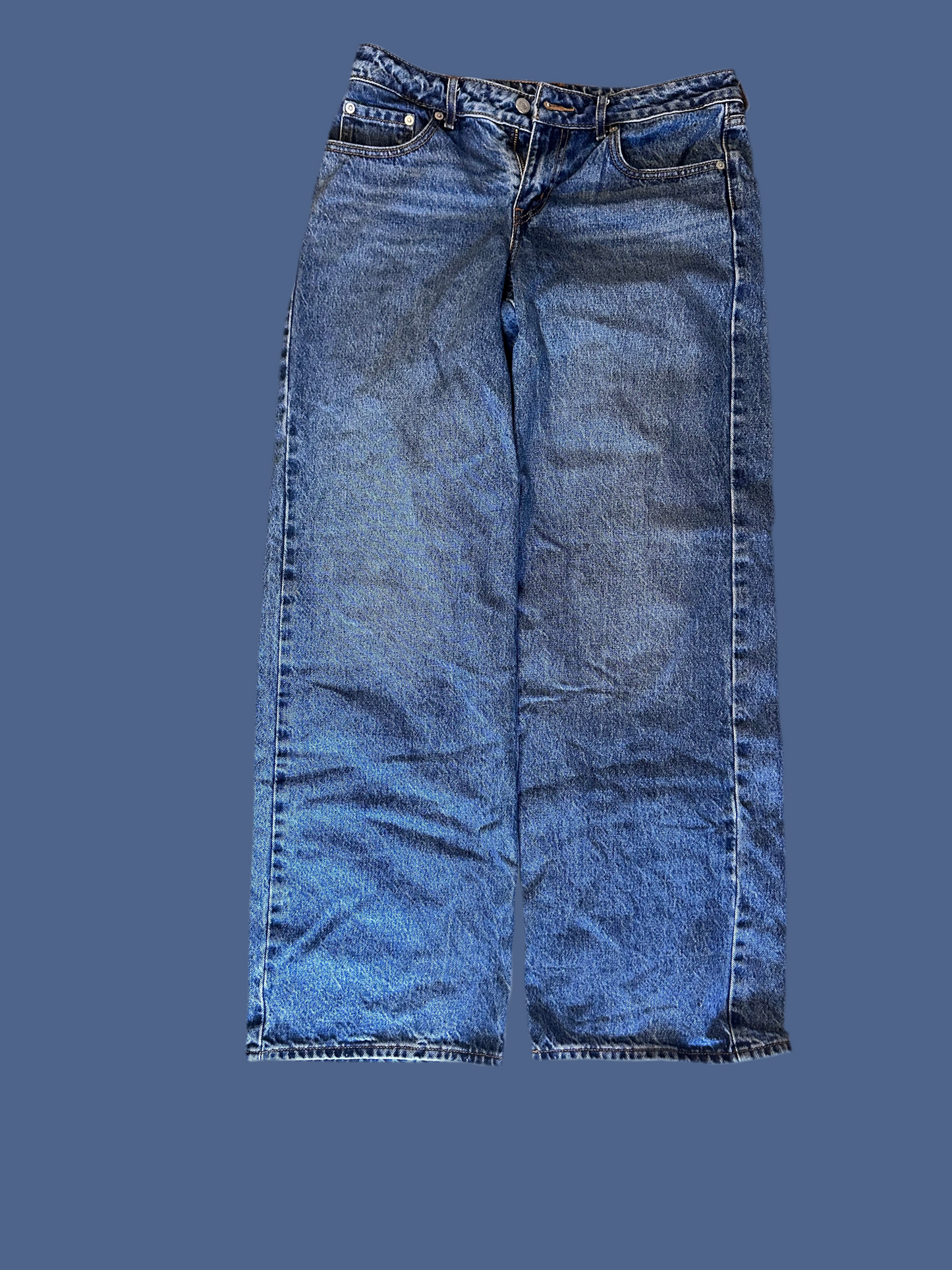 SHADES OF BLUE: Harlee's Levi's Blue Denim Boyfriend Jeans (28)