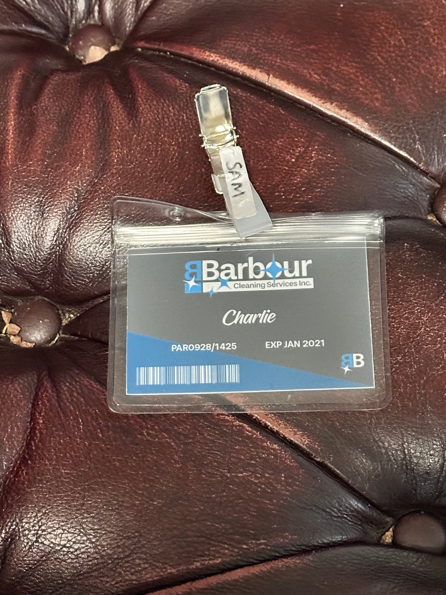 WRATH OF MAN: Sam’s Undercover Barbour Badge