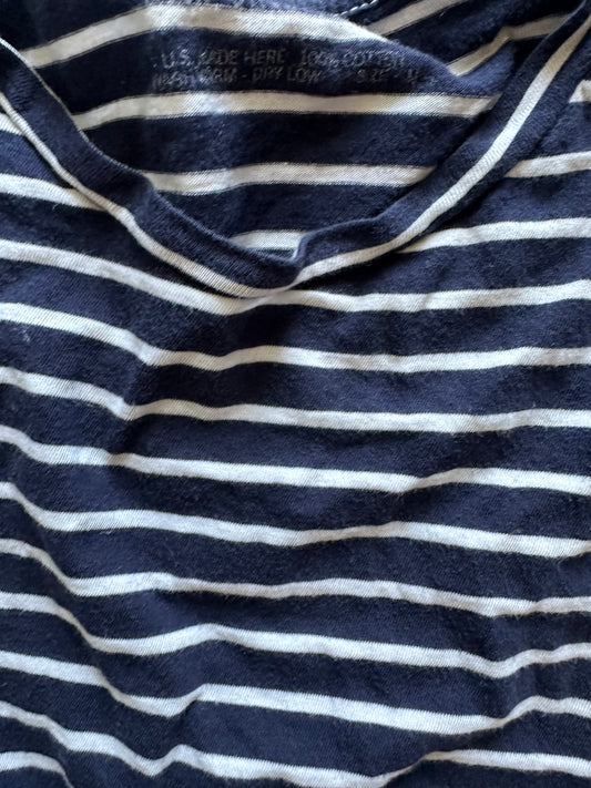 HOUSE: Dr Chase HERO Save Khaki United blue and white stripe Shirt (M)