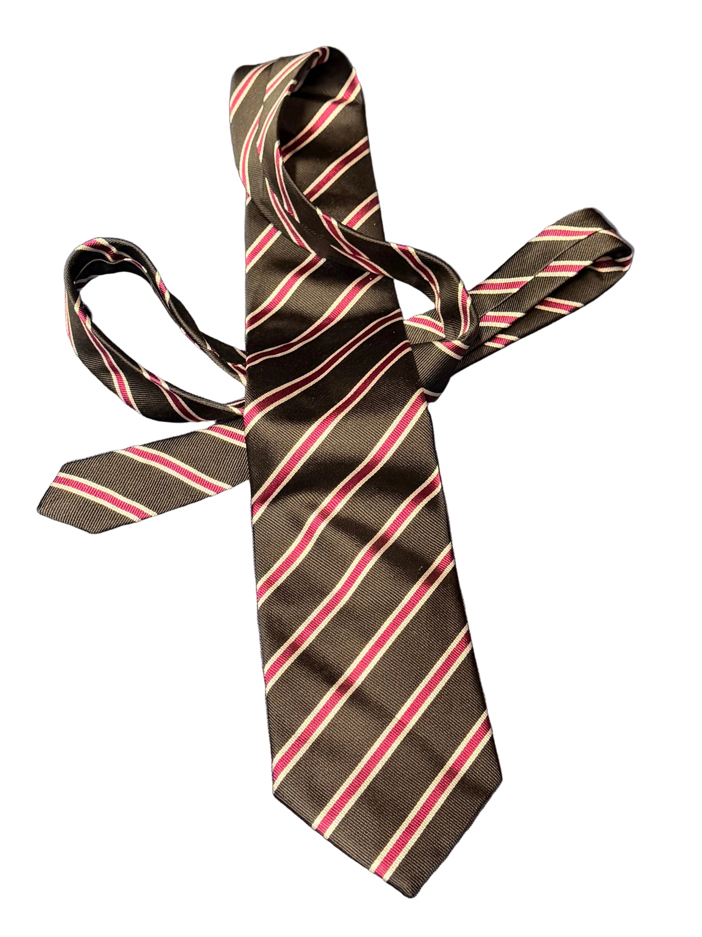MAD MEN: Roger's Vintage Necktie with Sterling Cooper Business Card