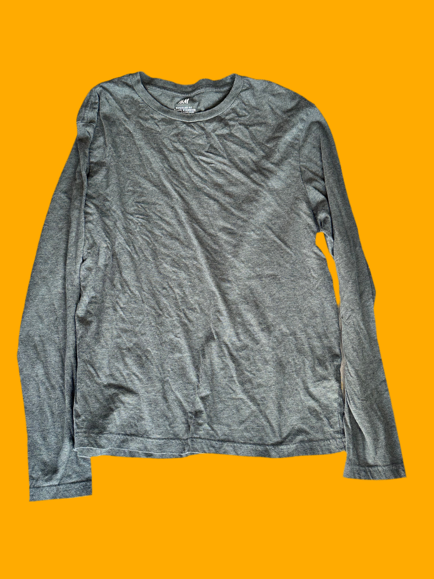 HOUSE: Dr. James Wilson's HERO H&M earth green Long Sleeve Pull-over Shirt (L)