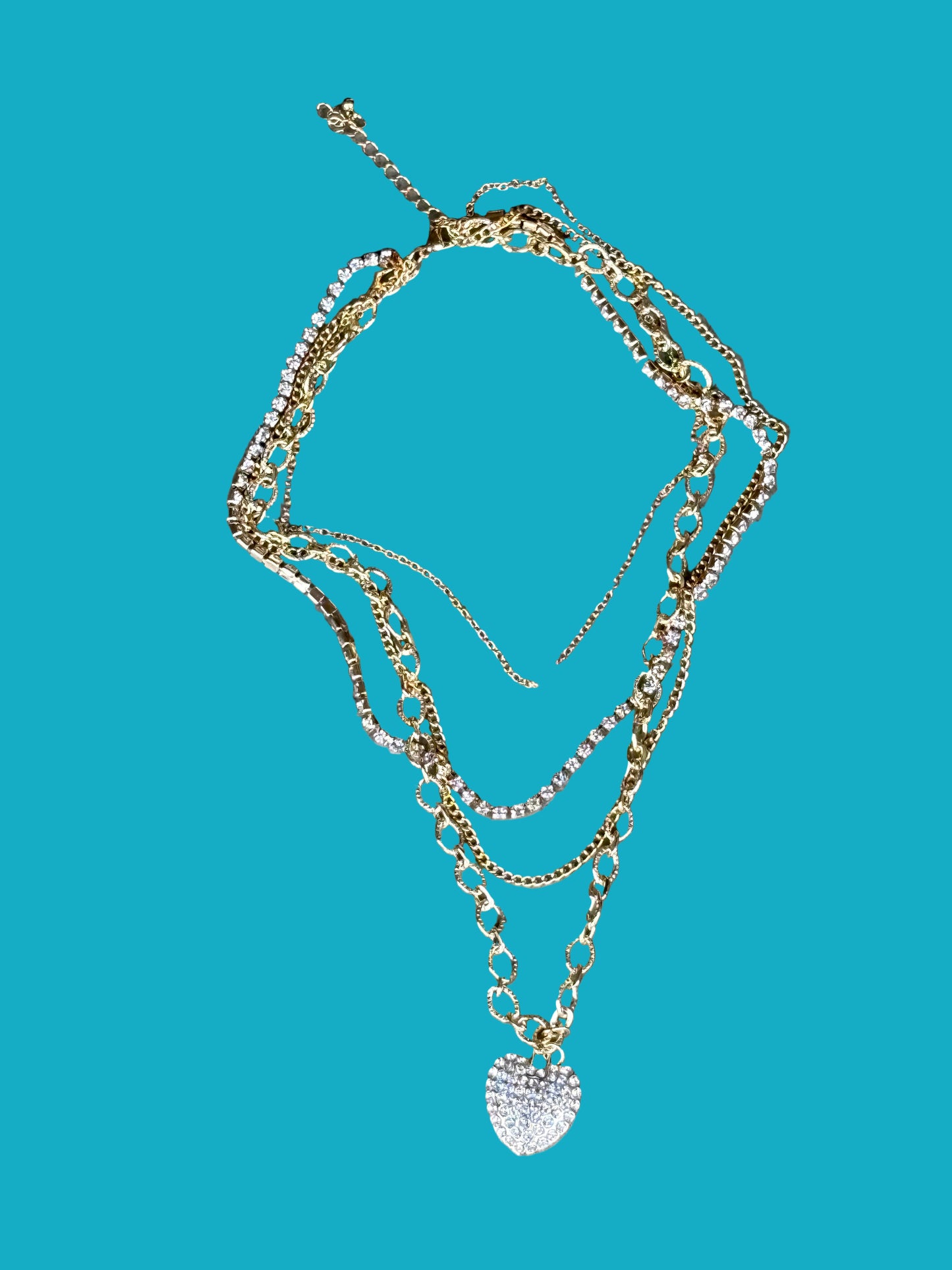 BALLERS: Amber's Gold multi-layer Necklace