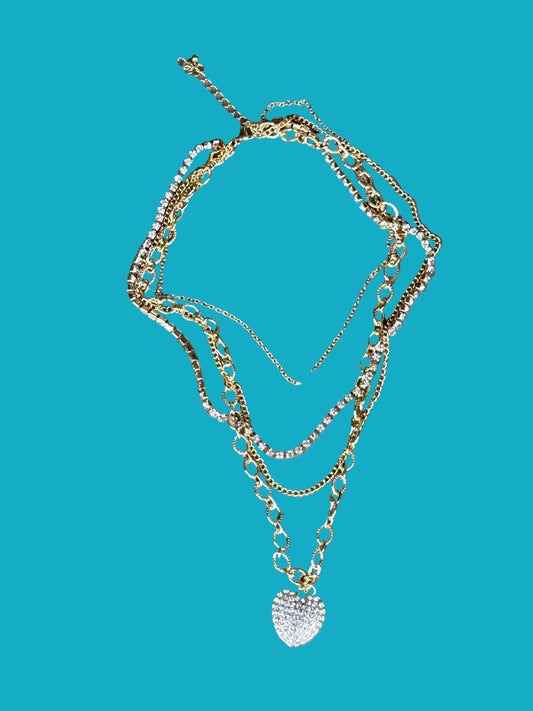 BALLERS: Amber's Gold multi-layer Necklace
