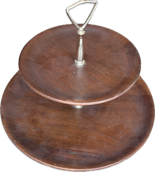 MAD MEN: Megan Draper’s 1960s Holiday Double-story Wood Tray