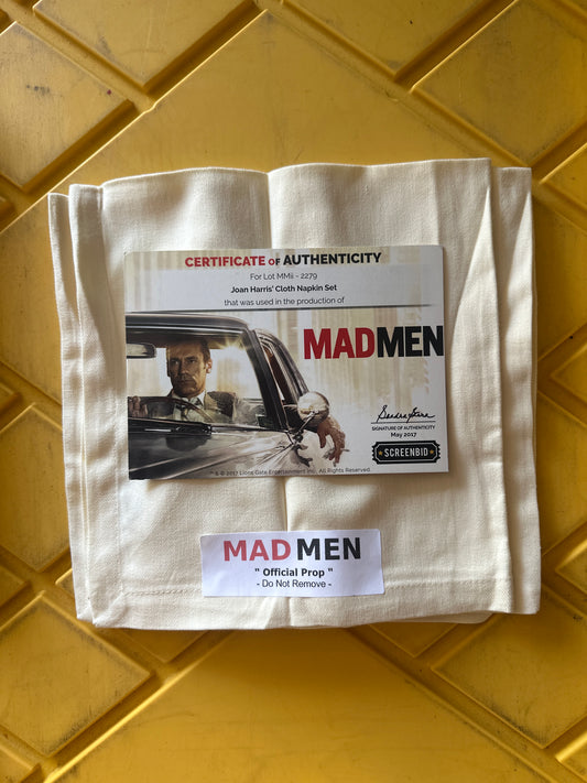 MAD MEN: Joan's Vintage Cloth Napkin Set (2)