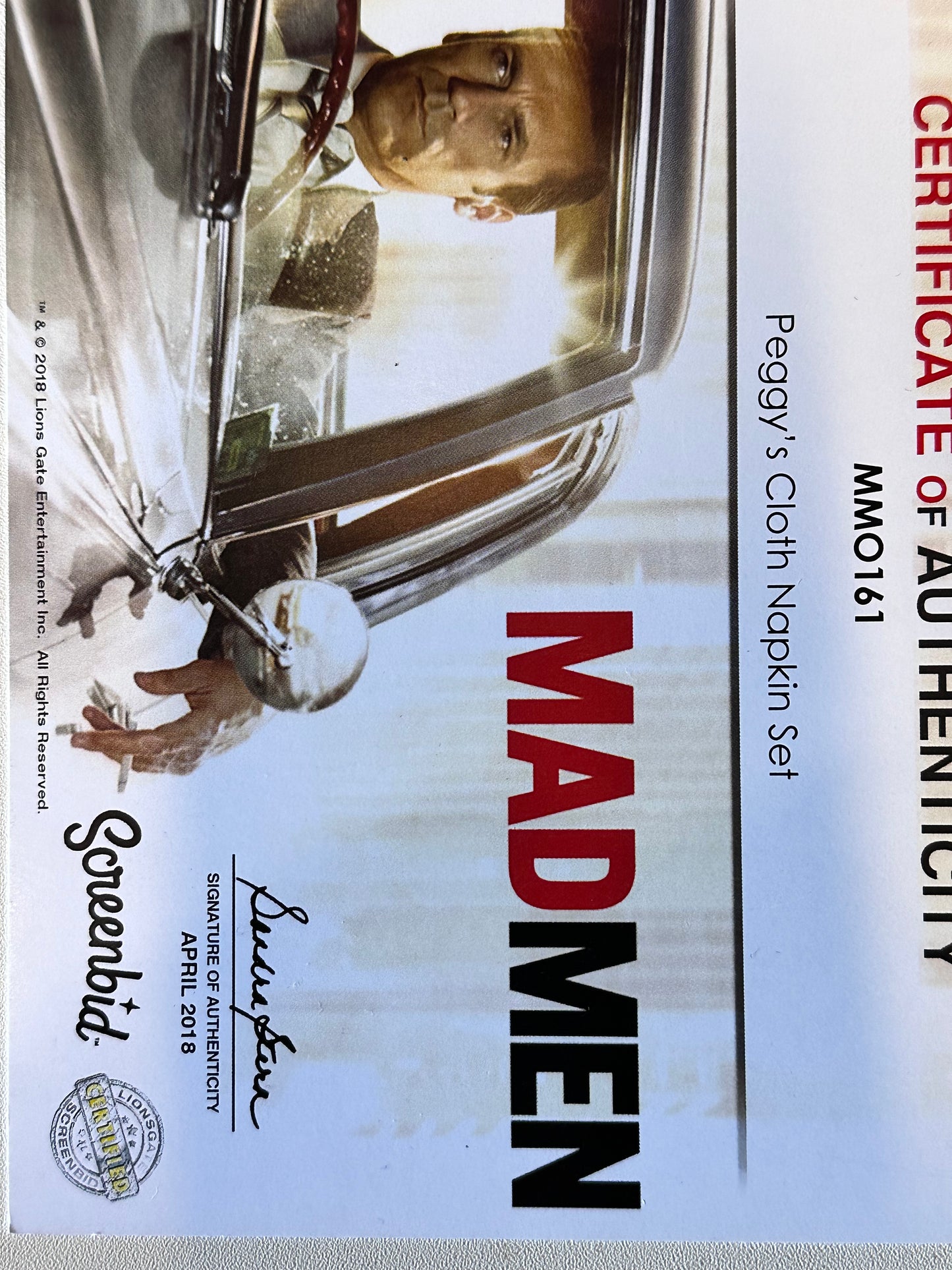 MAD MEN: Peggy Olson's 1960s Cloth Napkins (2)