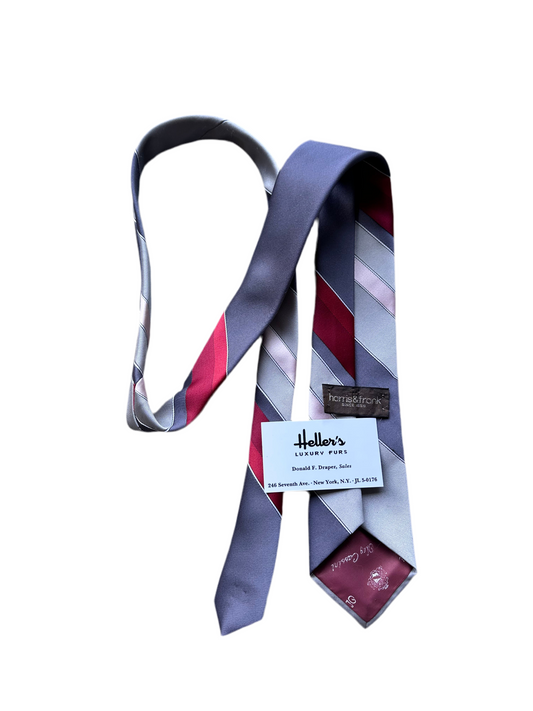 MAD MEN: Don Draper’s Necktie and Business Card
