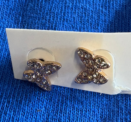 BONES: Dr Brennan Gold faux diamond Butterfly Ring