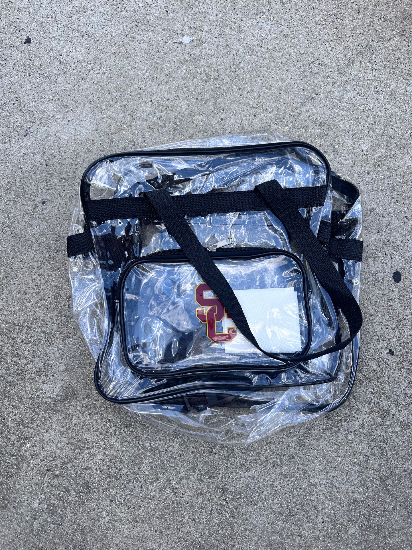 BALLERS: USC HERO Clear Stadium Bags