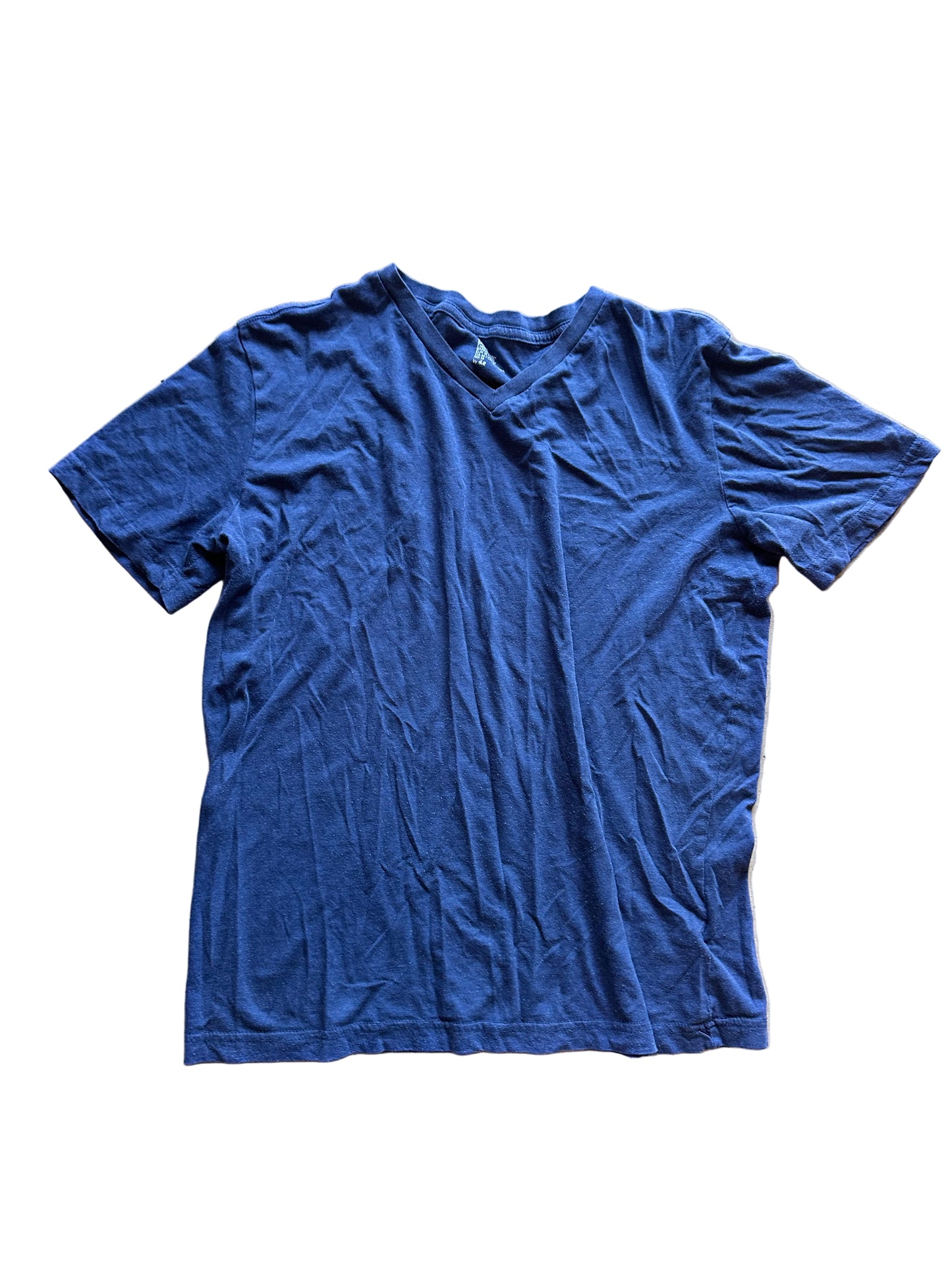 HOUSE: Dr Chase HERO H&M Blue Cotton V-neck T-shirt (M)