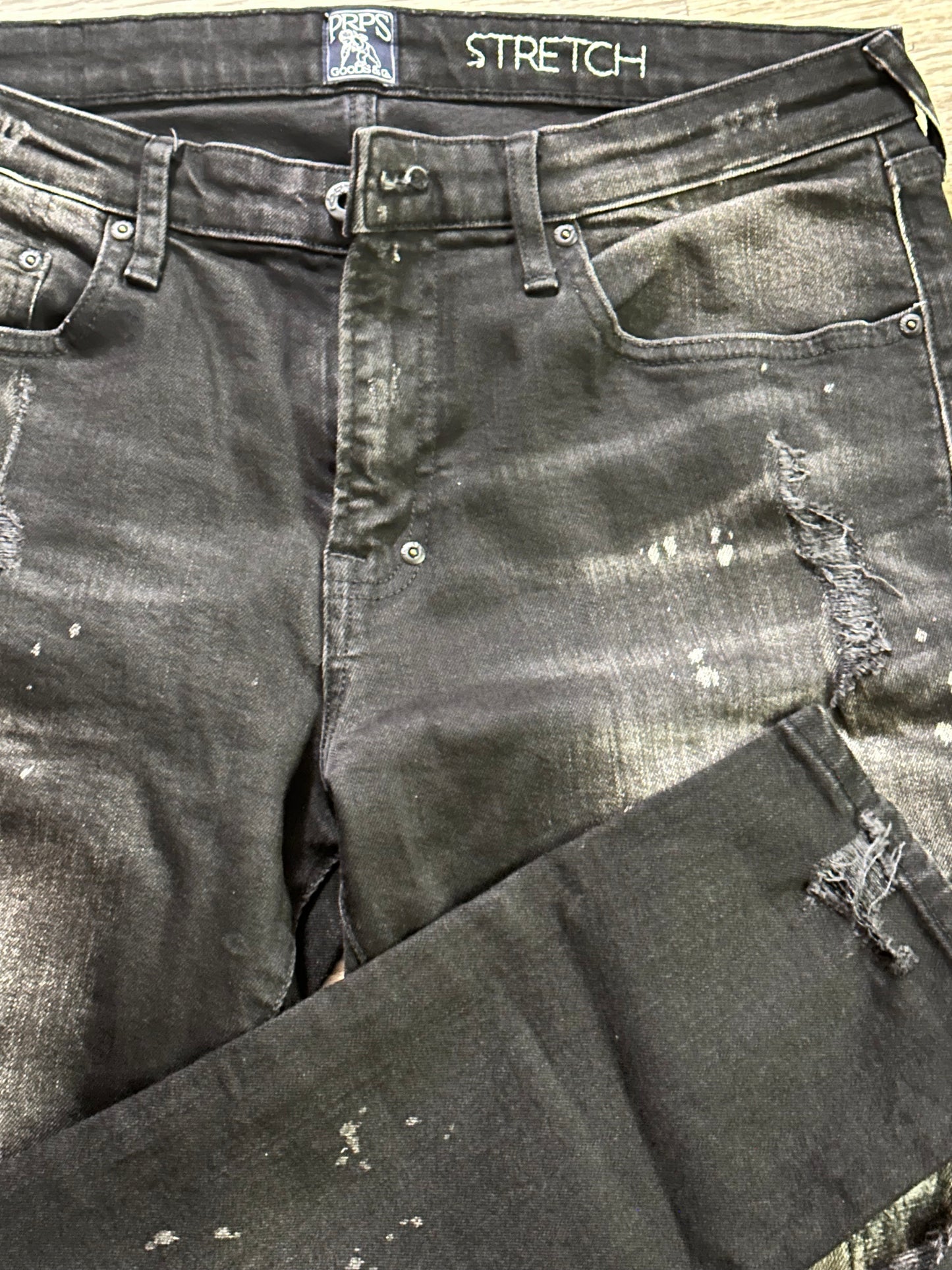 BALLERS: Ricky's PRPS Black Denim Pants (34)