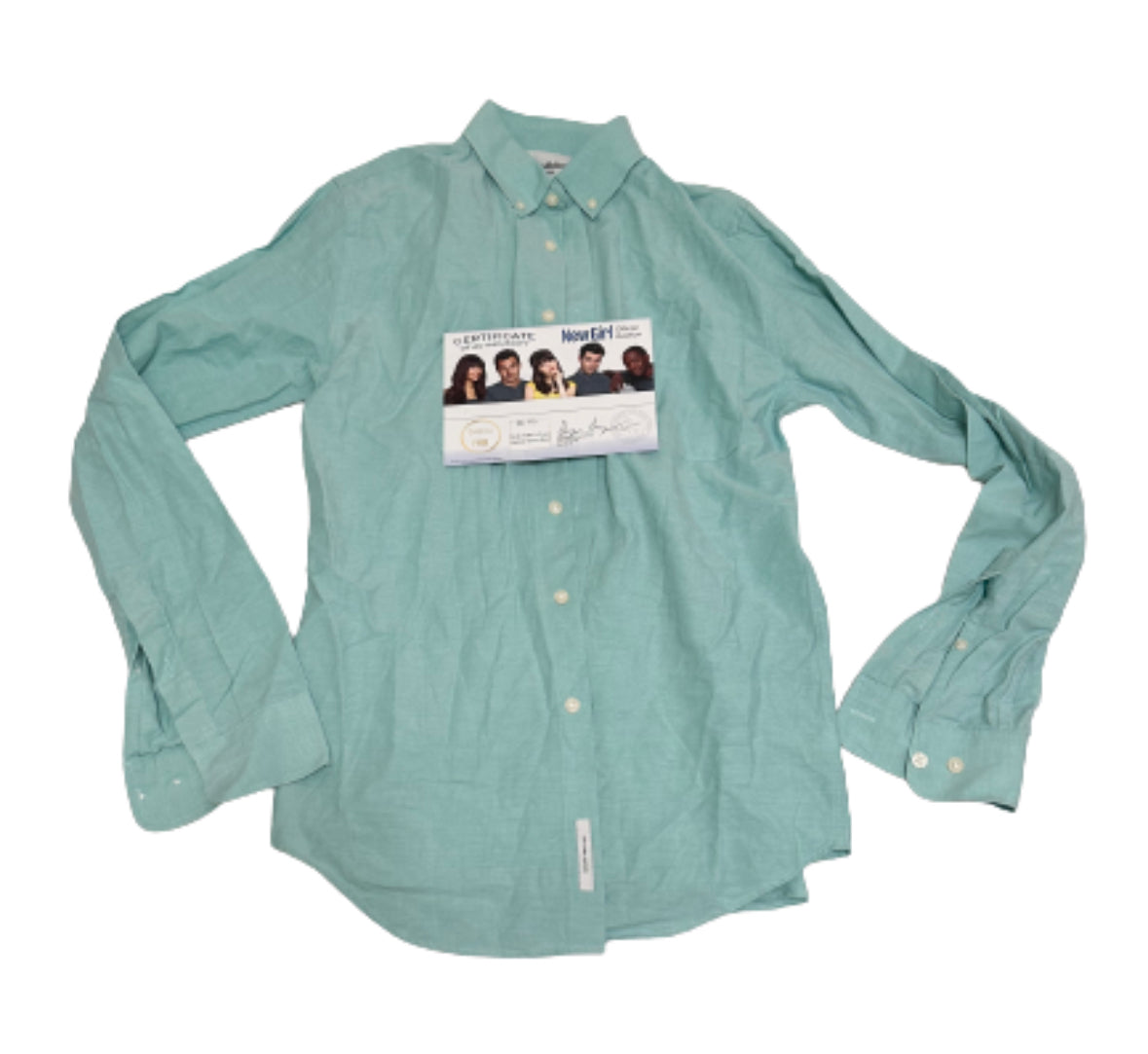 NEW GIRL: Nick Miller's Green Button Shirt (S)