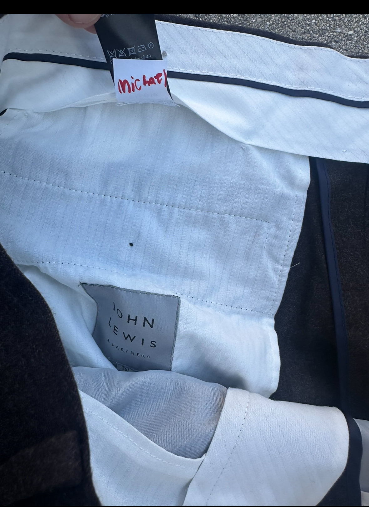 THE GENTLEMEN: Michael’s John Lewis Brown Pants (36)