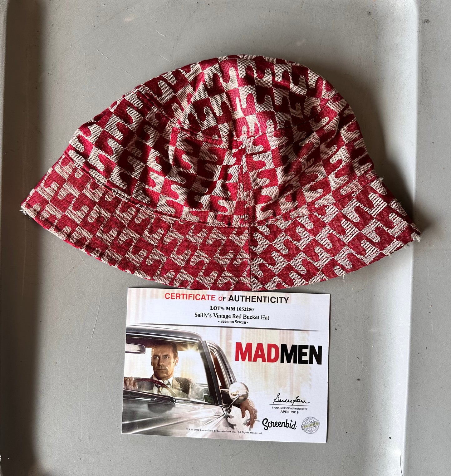 MAD MEN: Sally Draper’s Vintage Red Bucket Hat