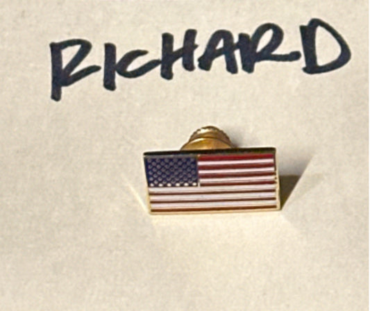 VEEP: Richard’s American Flag Pin