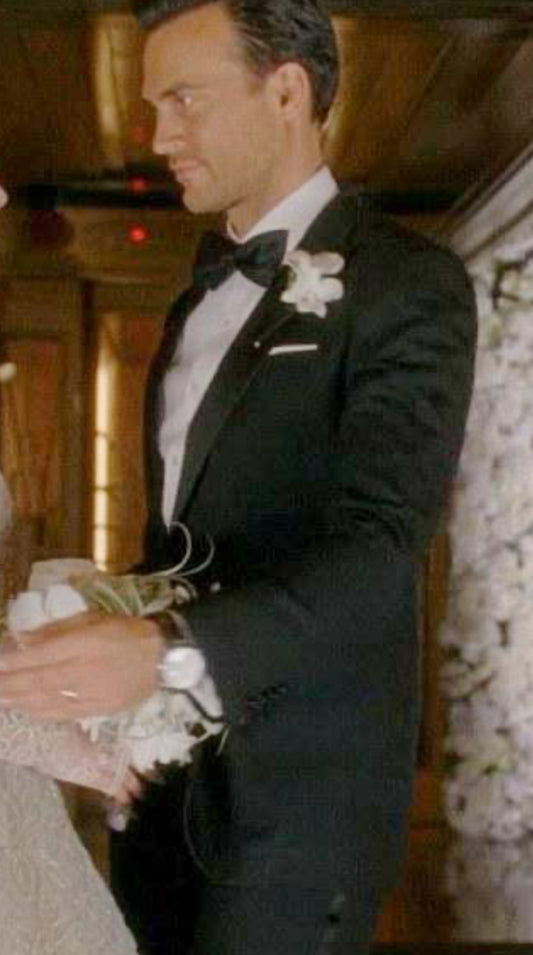 AHS Hotel: William Drake Black Tuxedo Pants (32)