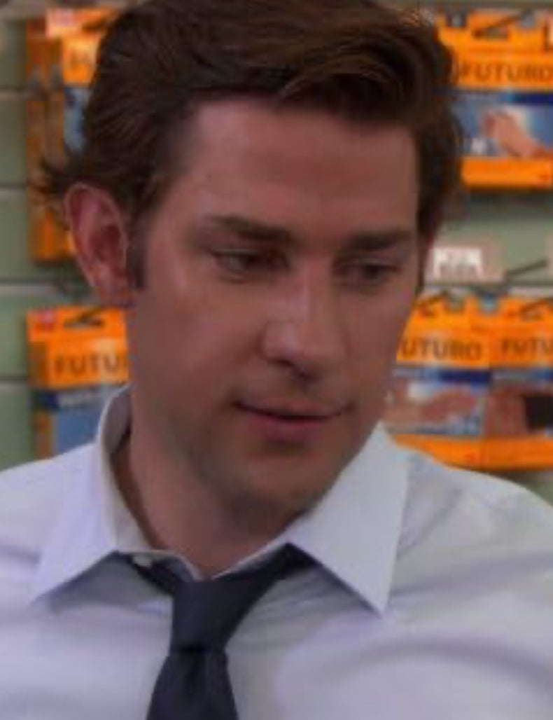 THE OFFICE: Jim Halpert’s Production Used White Button Shirt (L)