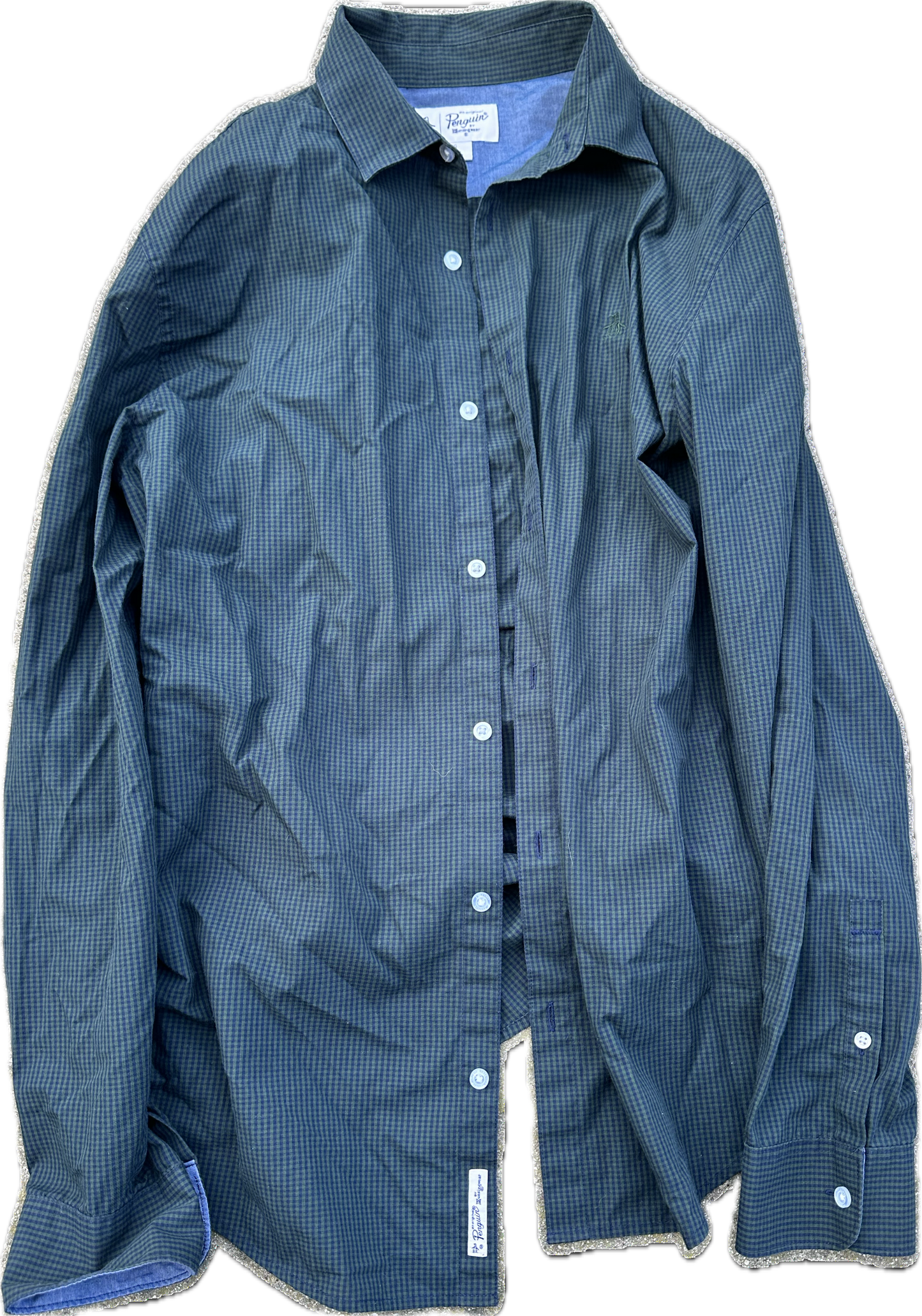 Parks and Recreation: Andy Dwyer PENGUIN Button Shirt (L)