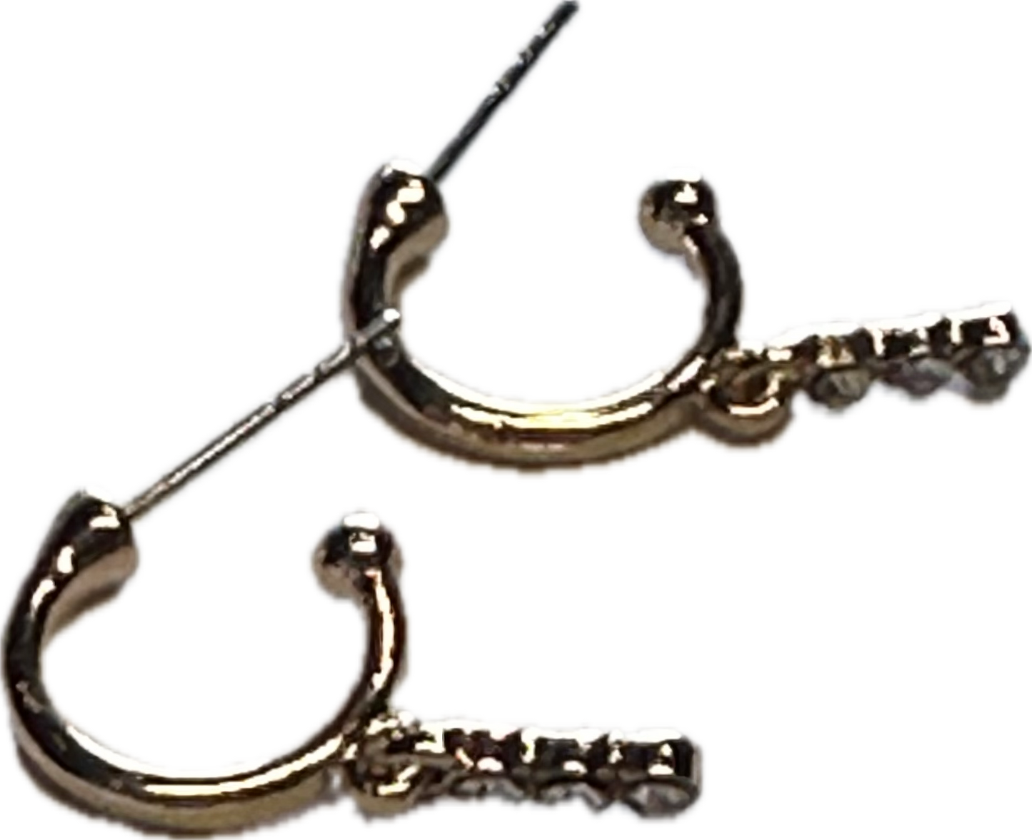 THE OFFICE: Jan’s Faux Diamond Semi Hoop Earrings