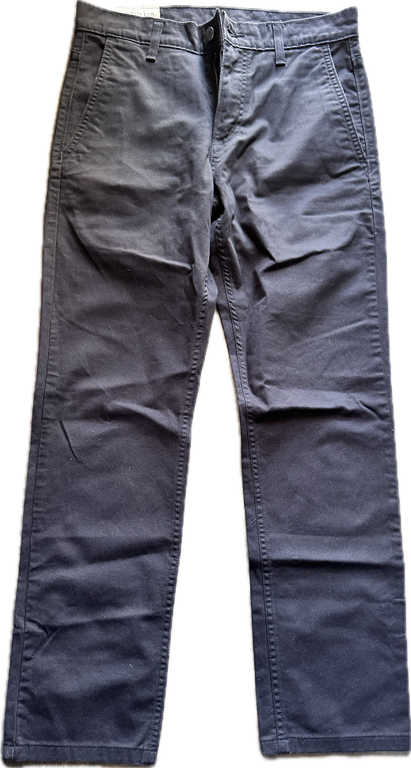 SHADES OF BLUE: Harlee's Levi's Dark Denim Pants (28)