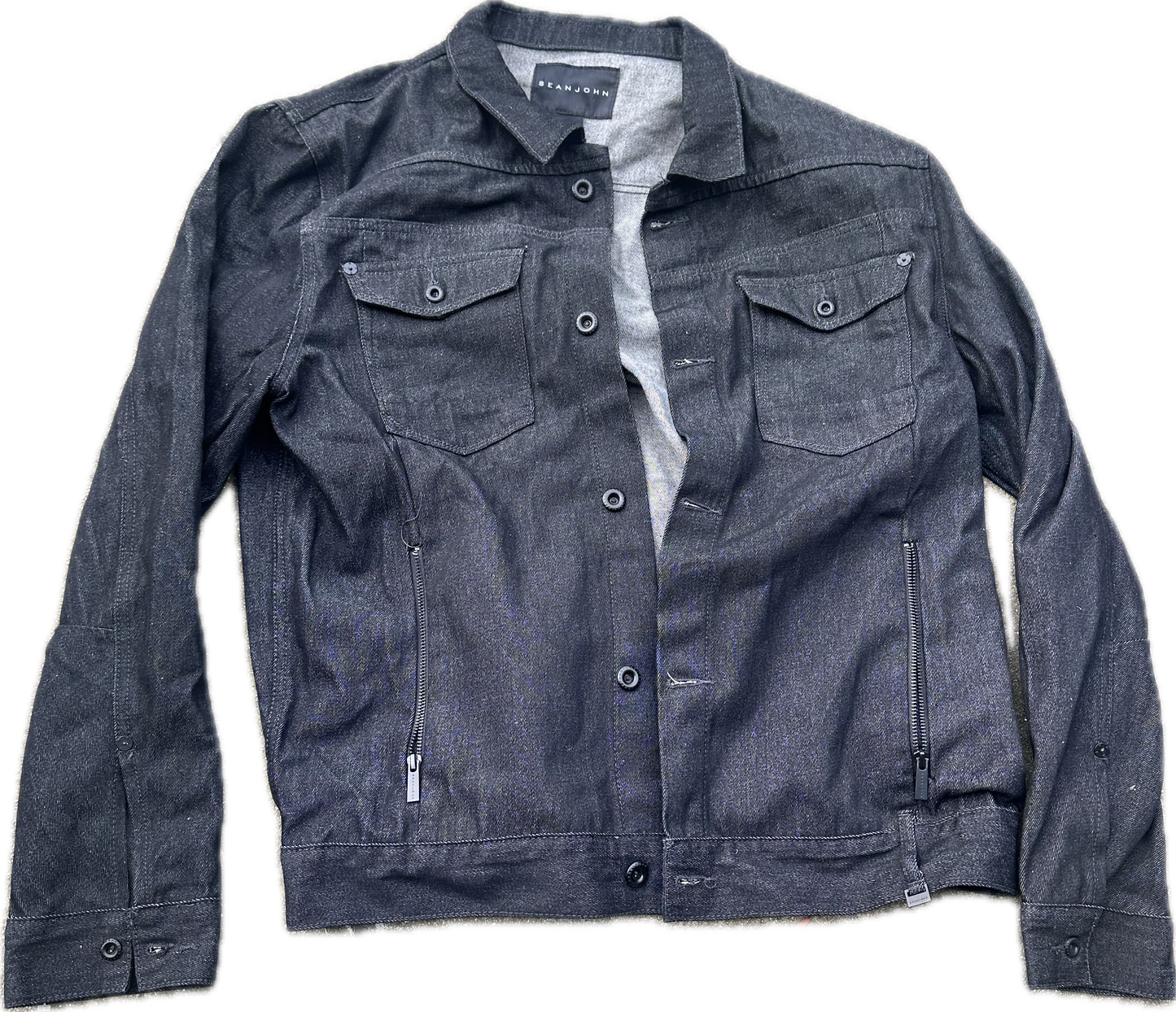 BALLERS: Spencer's HERO Sean John Black Debin Jacket (XXL)