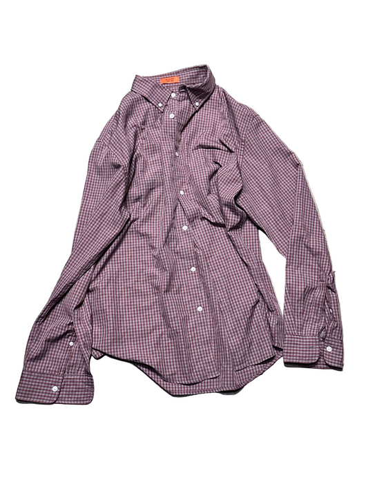 BONES: Agent Aubrey's HERO plaid Button Shirt (L)