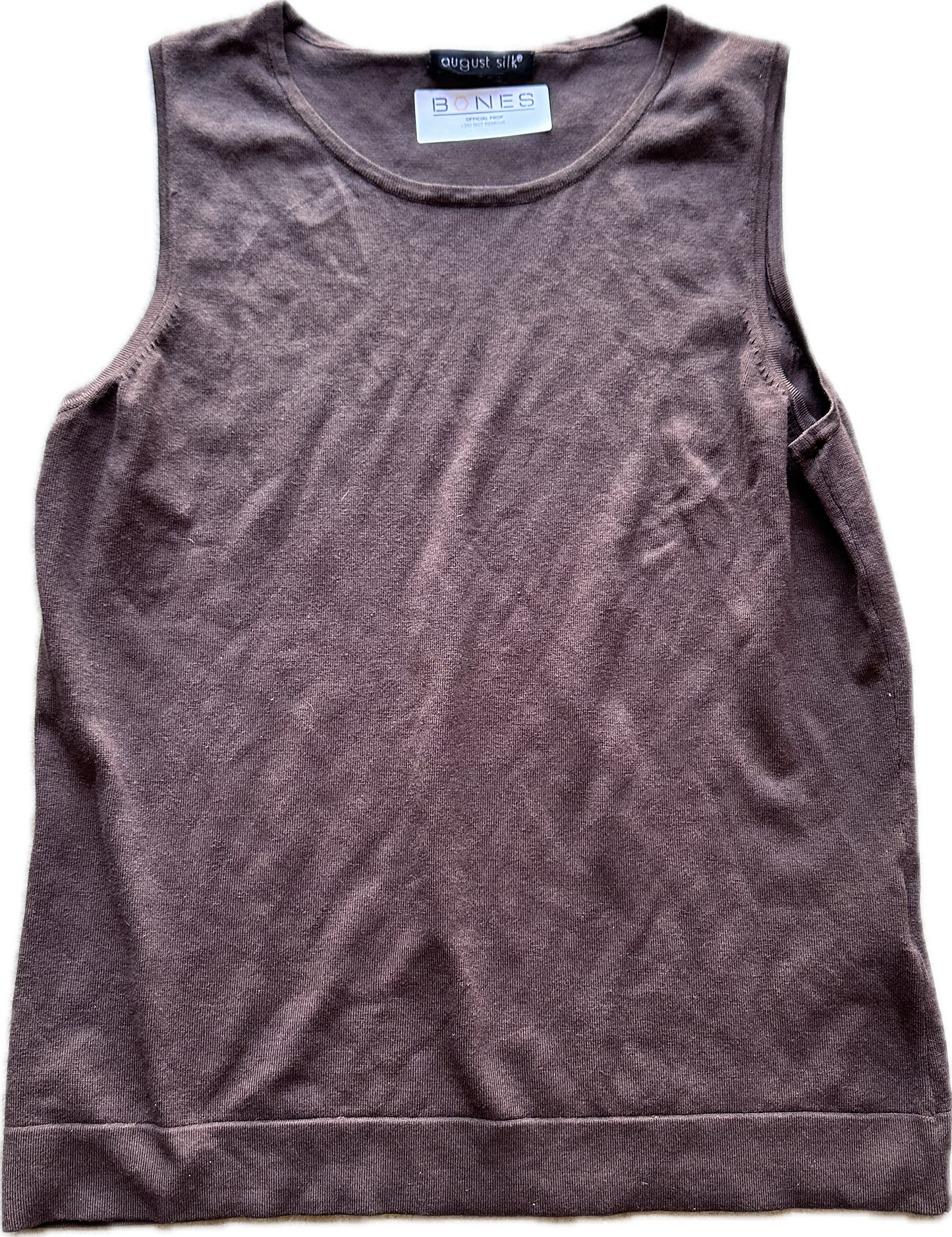 BONES: Dr Brennan's Designer sleeveless Brown Shirt (10)