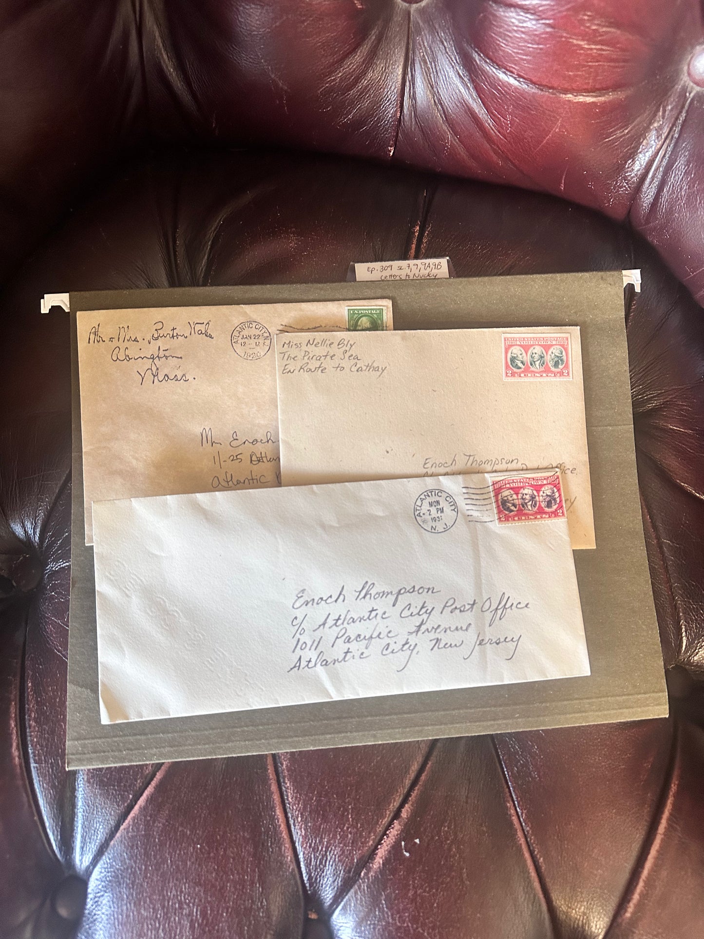 Boardwalk Empire: Enoch Thomson Letters from Gyp from Episode 309