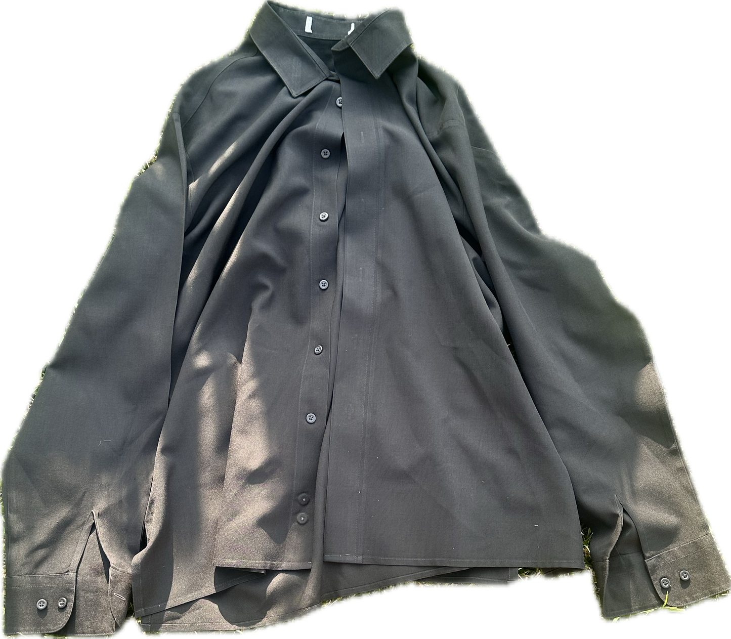 PARKS AND RECREATION: Ron's Black Button Shirt (XL)