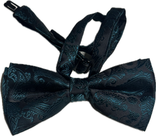 Mad Men: Roger Sterling's Vintage green Bow necktie and Sterling Cooper Business Card