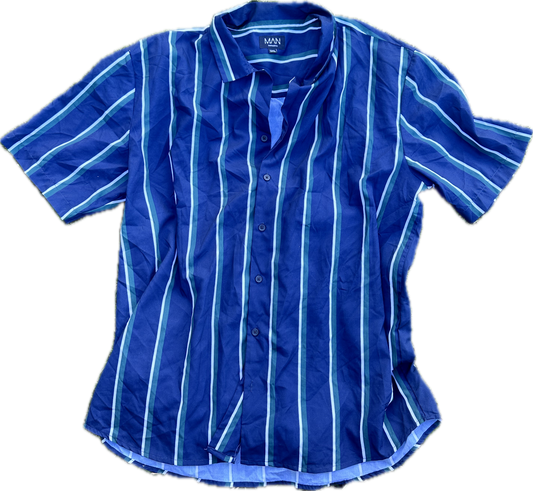 WRATH OF MAN: Brad’s MAN Short Sleeved Button Shirt (3XL)