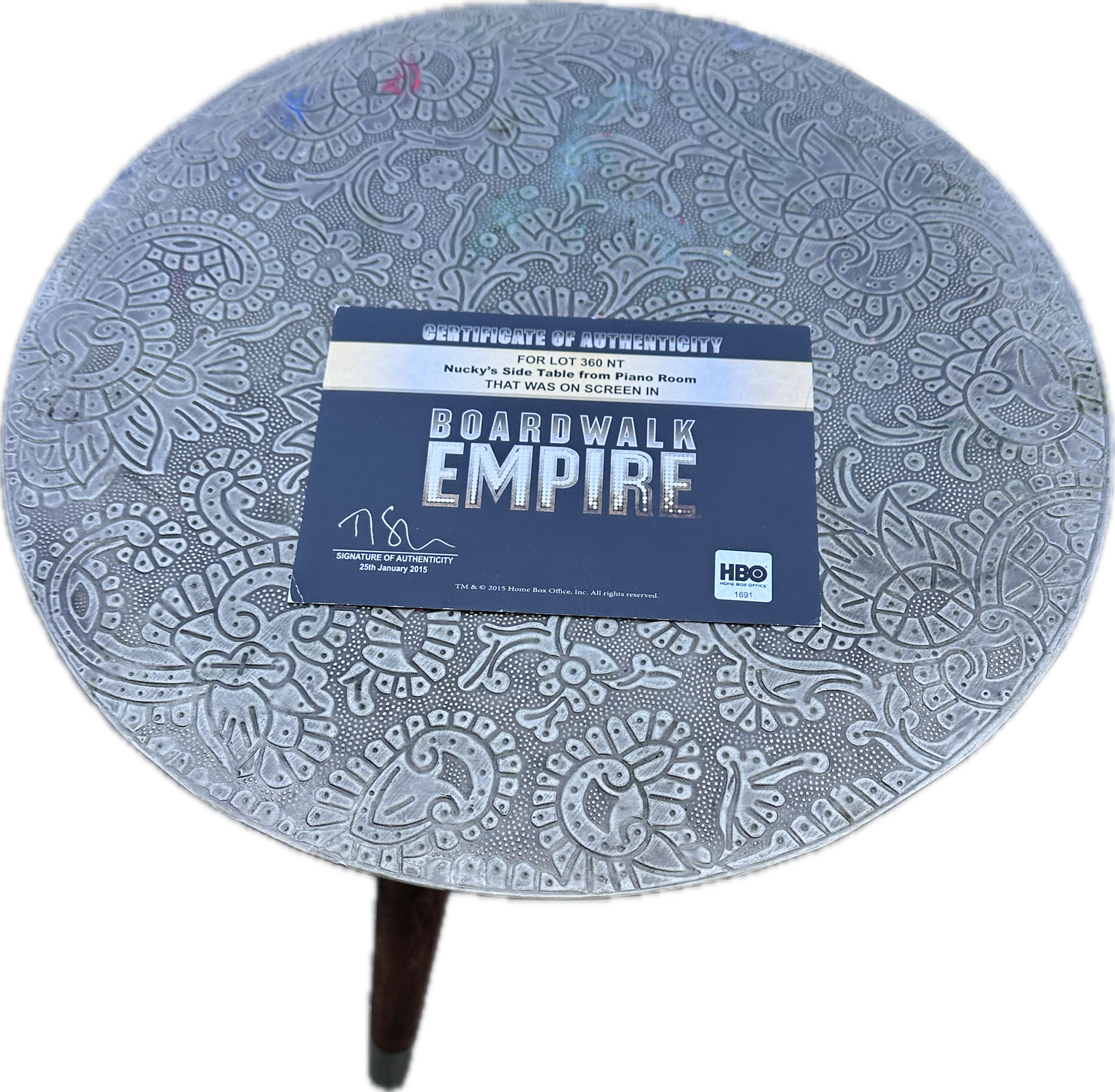 BOARDWALK EMPIRE: Nucky’s Vintage Side Table