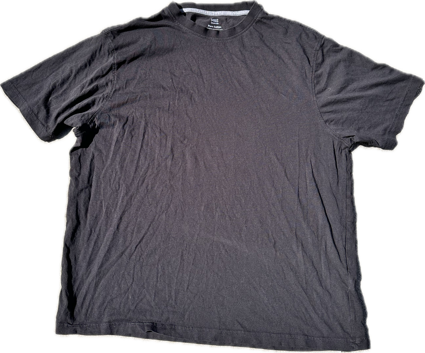 WRATH OF MAN: Bullet’s HERO M&S Black Pure Cotton T-Shirt (L)