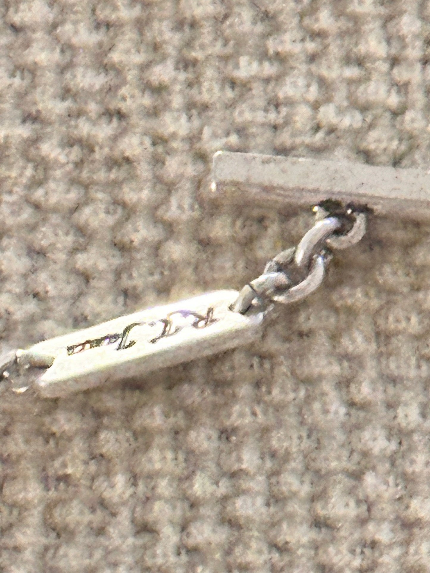 THE GENTLEMEN: Coach Silver Chain Necklace