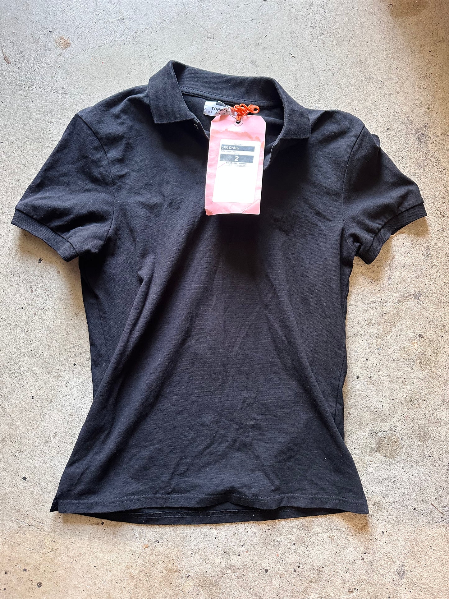 SILICON VALLEY: Dang's TOPMAN Black Short Sleeve Shirt and Show Tag (S)