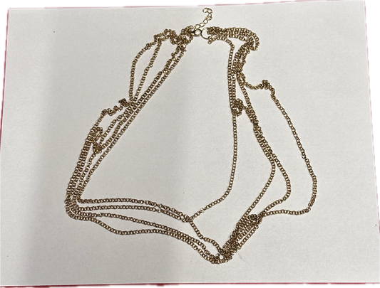 HOUSE: Dr Allison Cameron faux Gold long Necklace