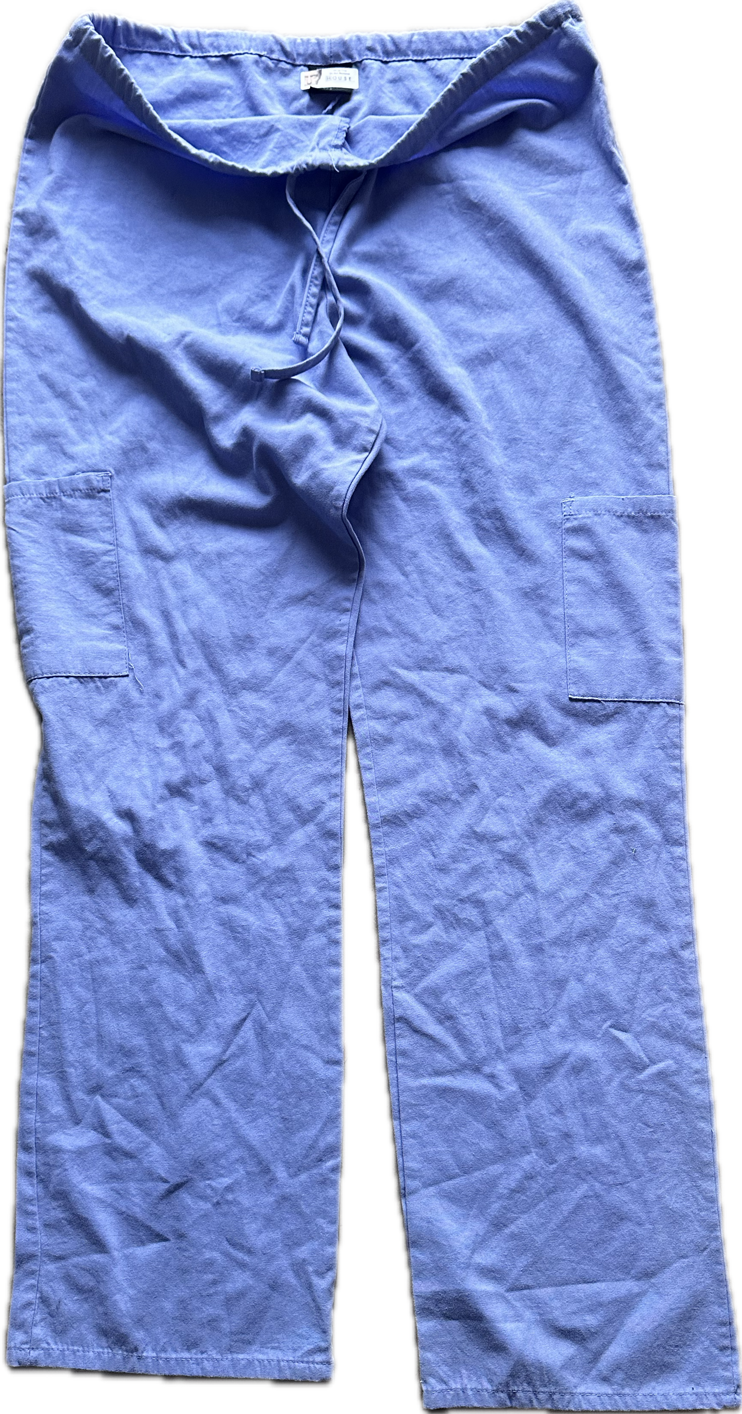 HOUSE: Dr Cuddy Blue Scrub Pants (S)