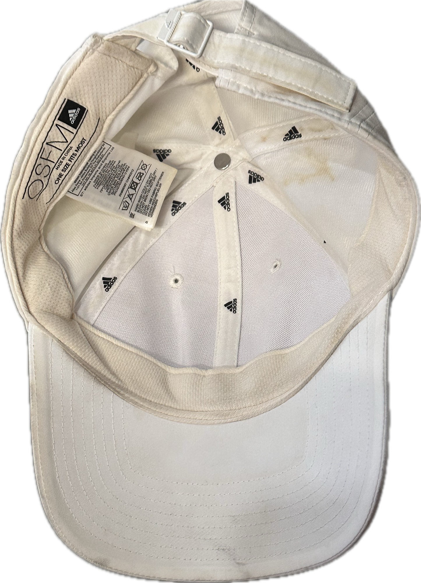 THE GENTLEMEN: Hannibal’s White ADIDAS Adjustable Hat