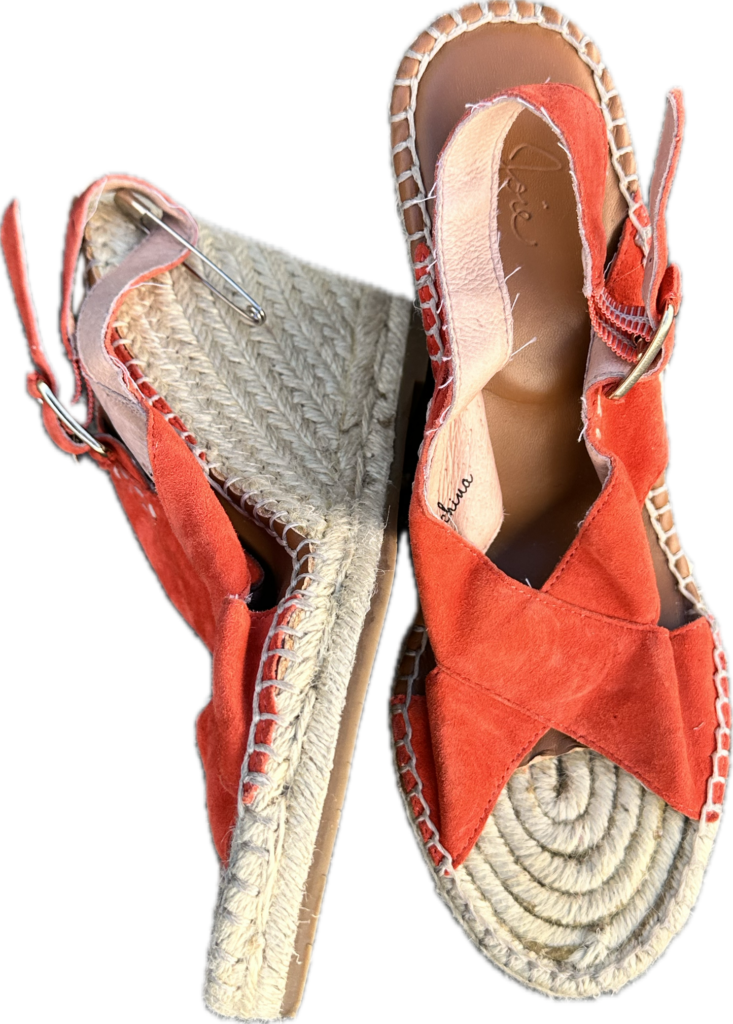 HOUSE: Dr Remy “13” Joe’s Chunk Heel Orange Heel Shoes (5/6)