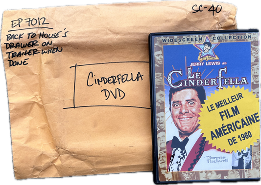 House: Dr. Gregory House's HERO "Le Cinderfella" DVD from Episode 702