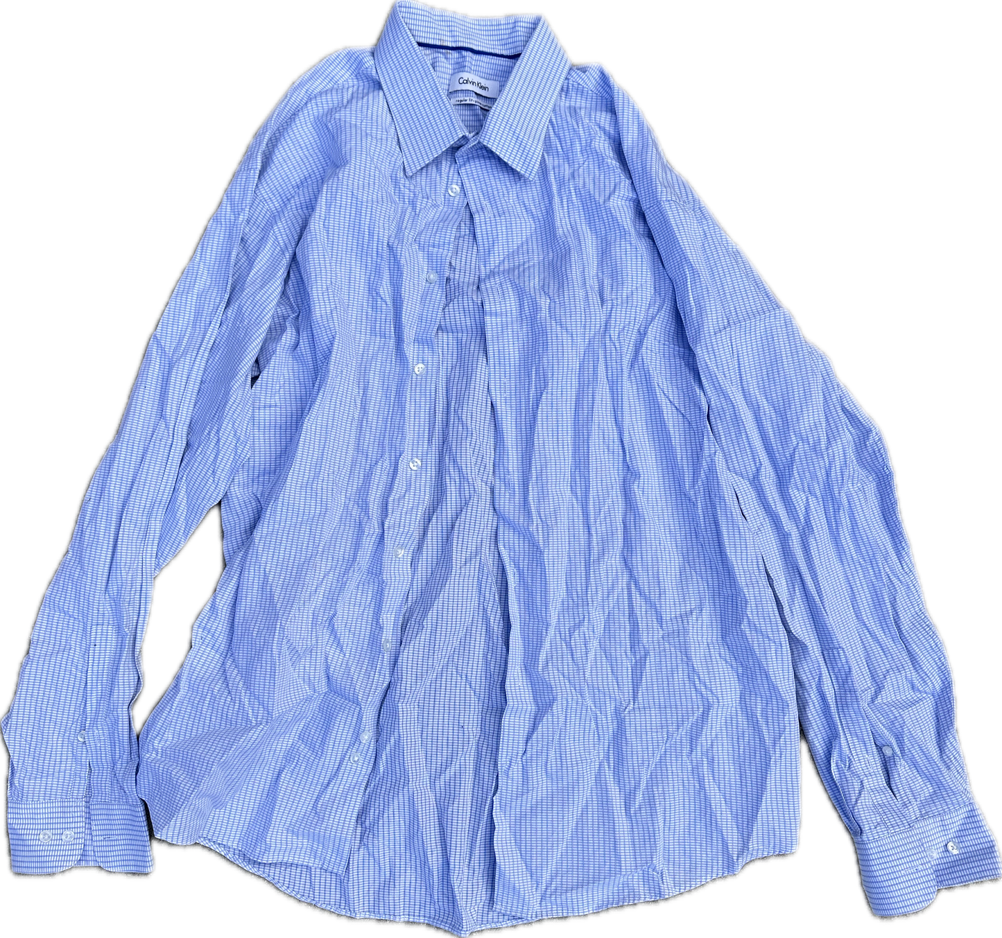 HOUSE: Dr. James Wilson's HERO Calvin Klein Light Blue Button Shirt (17)