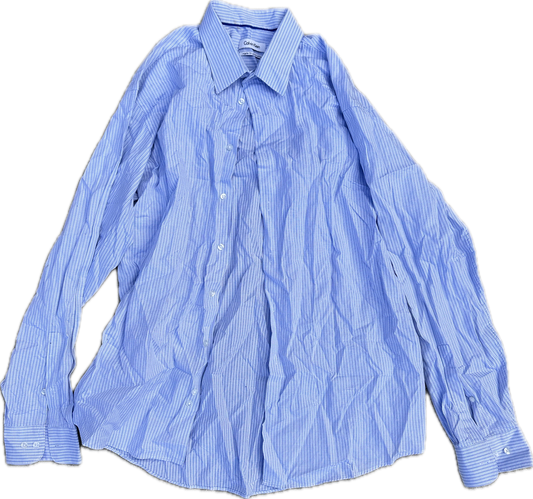 HOUSE: Dr. James Wilson's HERO Calvin Klein Light Blue Button Shirt (17)